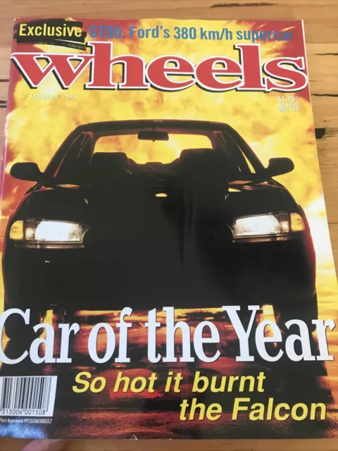 Wheels Car magazine JAN 1995 XJR TAURUS 850 T5 R 900SE XJR 333SP A4 LIATA SECA