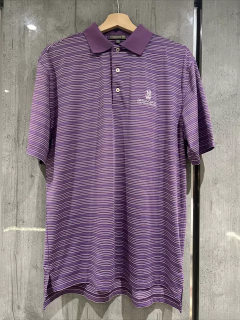 Polo Da Uomo Peter Millar Summer Comfort Golf Ritz Carlton Club Orlando Med