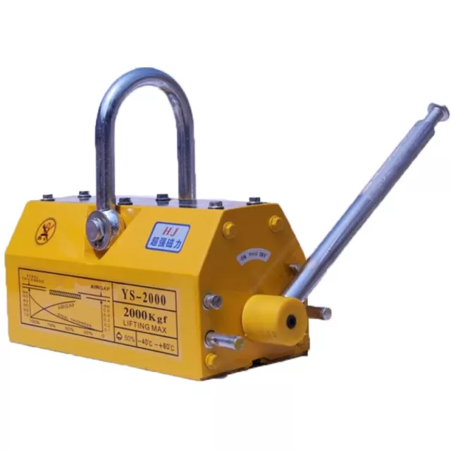 Permanent Magnet Lifter Industrial Powerful Magnetic Lifting Magnet 100/200kg 3