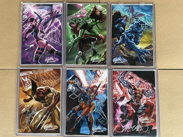 Uncanny X-Men#1 A-Fcovers J Scott Campbell Signed Ltd. 2,300 NM-Mint 2019 Set