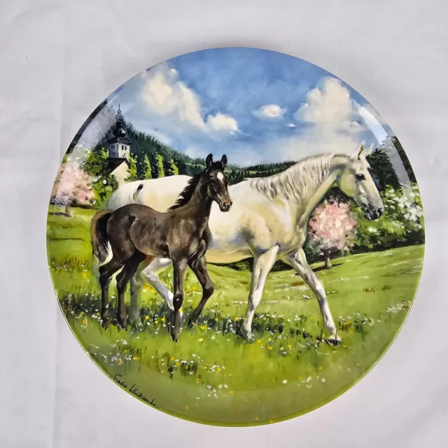 Vintage Spode Collector Plate The Austrian Lipizzaner Limited Edition 1988