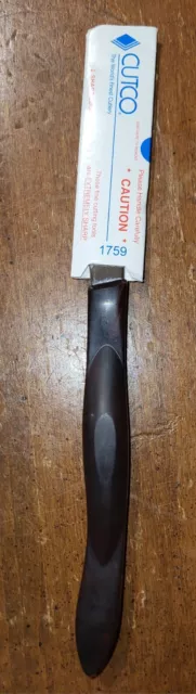 Vintage CUTCO DD 1759 Steak Knife Dark Brown Handle Made In USA