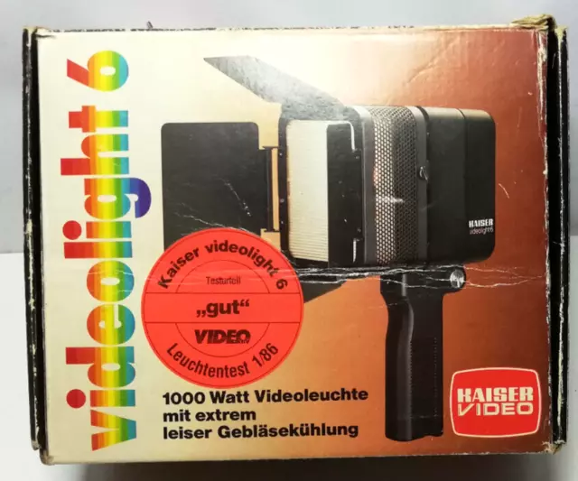Kaiser Videolight 6 illuminatore faro faretto fotografia video 1000 watt