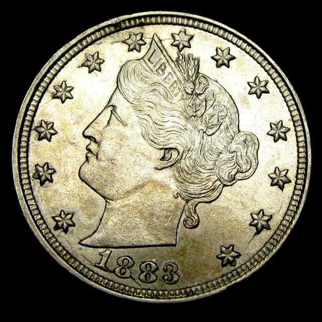1883 Liberty V Nickel ---- Gem BU++ Stunning Condition Coin ---- #XD558