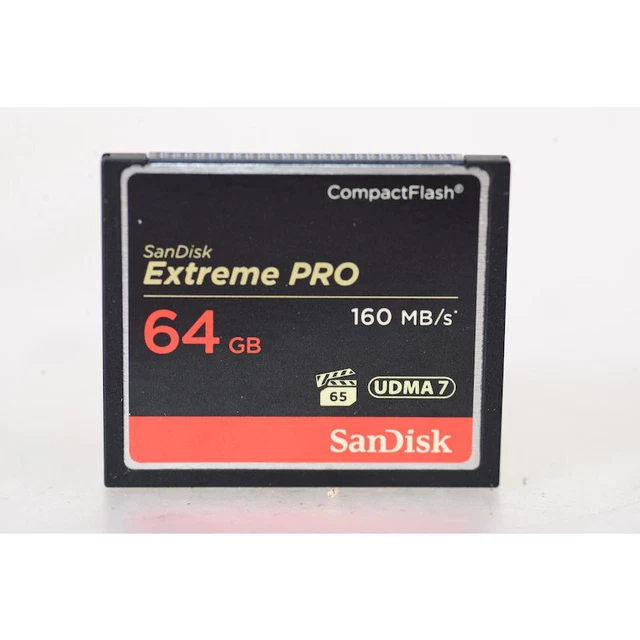 SANDISK 64GB/64 GB CompactFlash Mappa Extreme Pro 160MB/S Cf Card