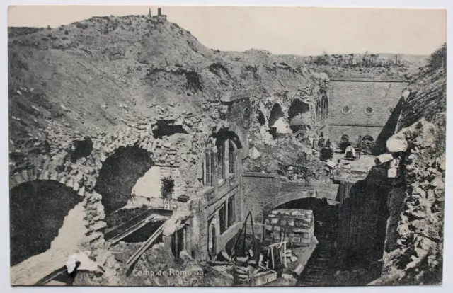cpa ruins barracks Fort Camp des Romains Saint-Mihiel war 14-18