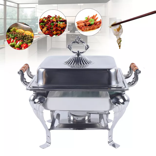 Chafing Dish Speisenwärmer Warmhaltebehälter Lebensmittelisolierung Edelstahl