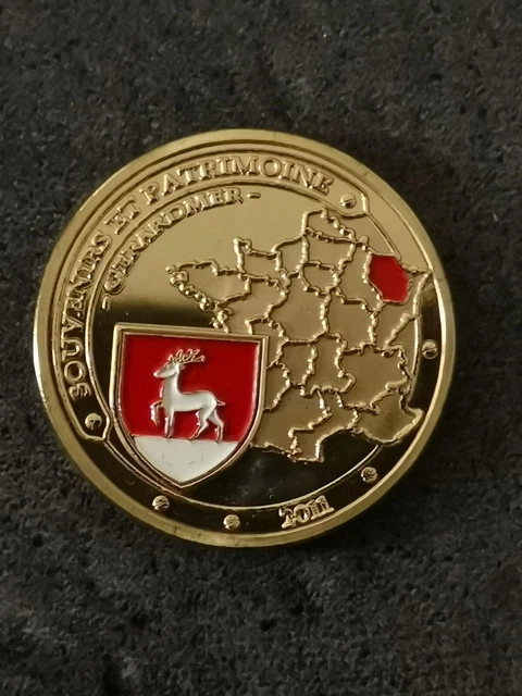 JETON TOURISTIQUE 31 mm DORE GERARDMER 2011 / SOUVENIRS ET PATRIMOINE TOKEN