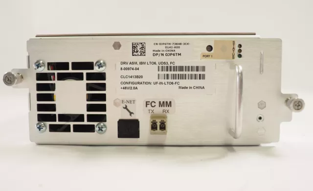 IBM LTO-6 UDS3 FC UF-IN-LTO6-FC 8-00974-04 JP6TM Bande Lecteur