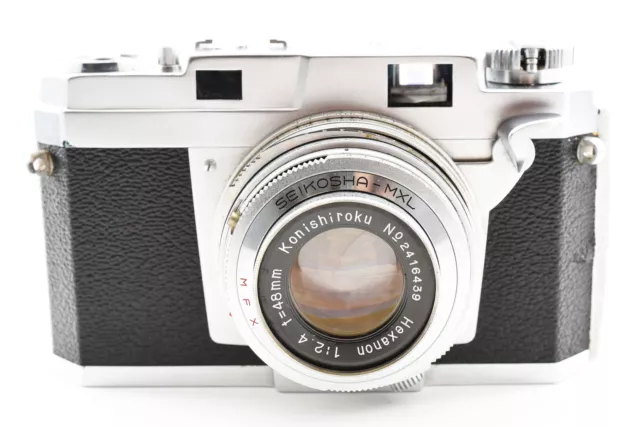 Rare Model Konica III Rangefinder Film Camera 48mm f/2.4 From JAPAN [Near MINT]