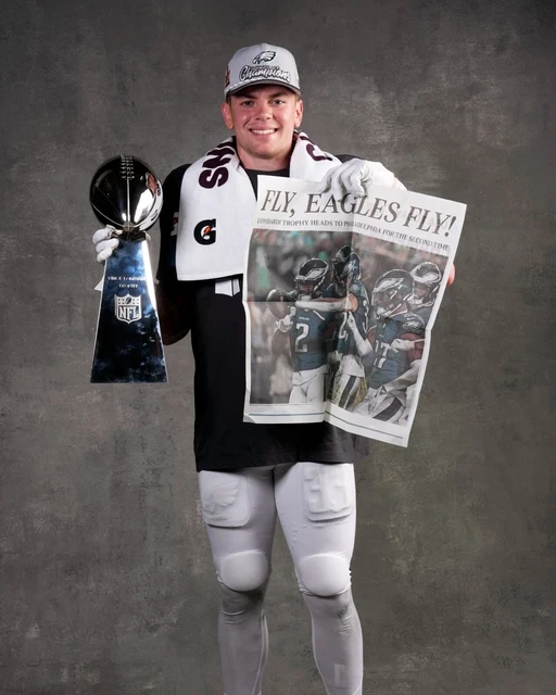 COOPER DEJEAN SUPER Bowl LIX Trophy Philadelphia Eagles 8x10 NFL ...