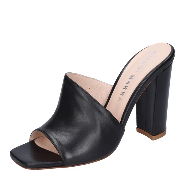 Chaussures Femme GIANNI MARRA 36 Ue Sandales Noir Cuir BF937-36