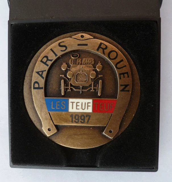 Medaglia Corsa Automobile Paris Rouen Le Teuf 1997 Originale Francese Medal