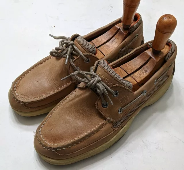 Mens Sperry Top Sider Leeward 2-Eyed Boat Shoes 0777924 Size 8M