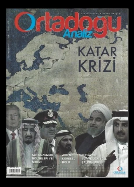 Qatar UAE Trump   2017 Turkish MAGAZINE  King Salman El Sani El Nahyan Arabia
