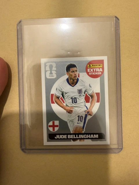 PANINI FIFA WORLD Cup 2026 Extra Sticker Silver Jude Bellingham England ...