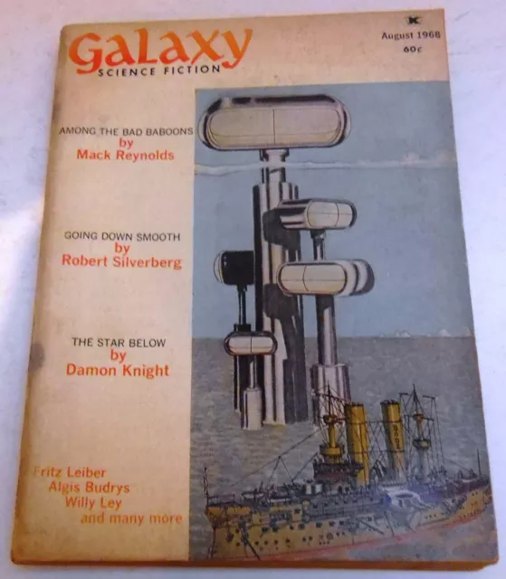 Galaxy Magazine - US digest – August 1968 – Vol.27 No.1 - Reynolds, Silverberg