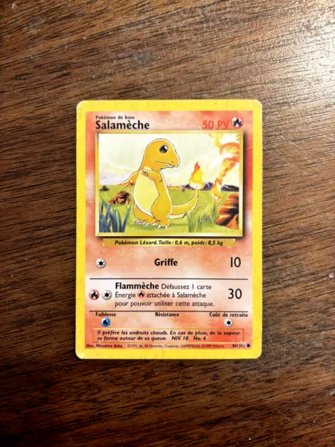 Pokemon Card Salameche 46/102 Base Set FR