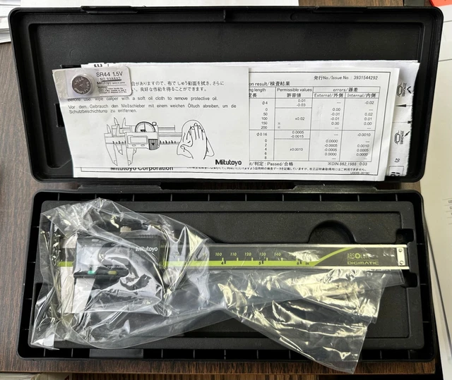 Mitutoyo 500-196-20 Digimatic 0-6 inch Digital Caliper with ABSOLUTE technology