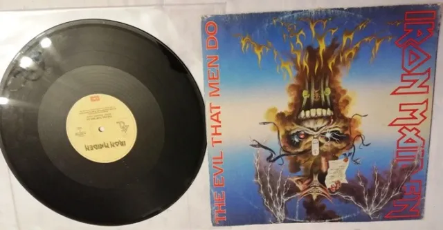 Iron Maiden ‎– The Evil That Men Do  -  EMI ‎– 142027736