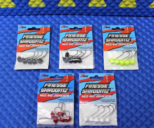 24) NED RIG JIG HEADS / (Quality) Owner Hook / Choose Color, Hook SIize +  Weigh $19.98 - PicClick