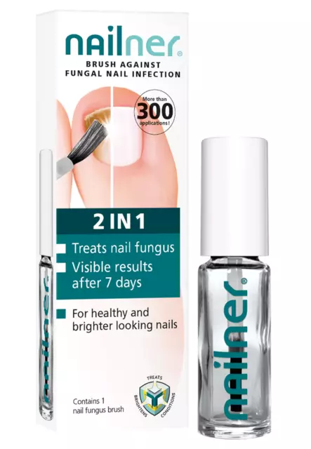 Nailner Brush 2 in 1 nail infection Treatment 5ml- Expiry date 05/2026
