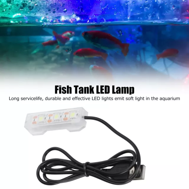 Aquarium Fish Tank LED Light Mini Water Grass Plant Light Mini Lamp Accessories