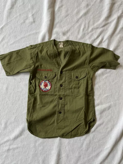 1950s Boy Scout BSA Official Uniform Short Sleeve Shirt