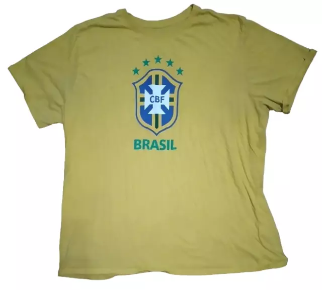 T-Shirt: The Nike Tee - BRASIL / BRAZIL CBF Soccer National Team - Size 2XL