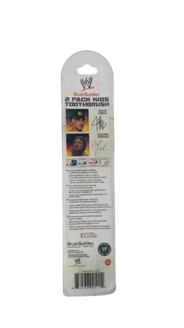 4 Piezas Brush Buddies Wwe John Cena & Daniel Bryan Niños Dientes, Suave 3