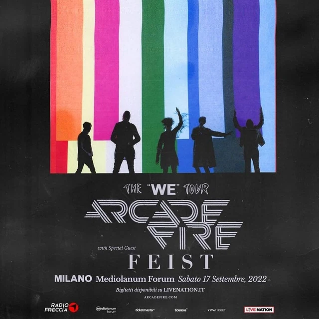 Biglietti Arcade Fire concerto al Forum di Assago - Milano 17 Settembre 