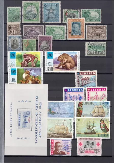 Briefmarkensammlung Liberia ab Klassik