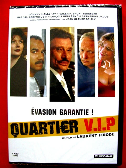 DVD Quartier V.I.P film / Johnny Hallyday -Pascal Légitimus - Valeria bruni neuf