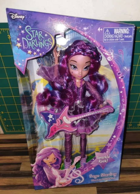 Disney Star Darlings /11" Doll/Sage Starling/The Lead Guitarist/Rare✔New Sealed!