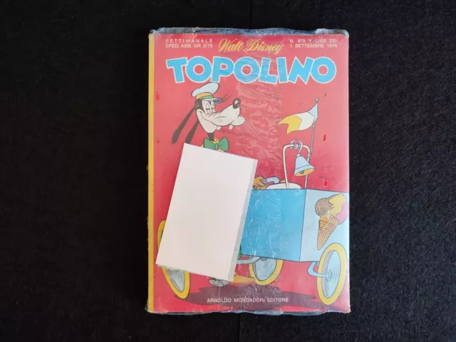TOPOLINO LIBRETTO BLISTERATO Nr. 979 Ed. Mondadori 1974 *** Da Abbonamento
