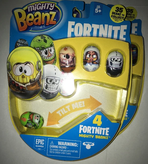 Pack De 4 Mighty Beanz Fortnite Styles Peuvent Varier Multicolore Eur 76 Picclick Fr