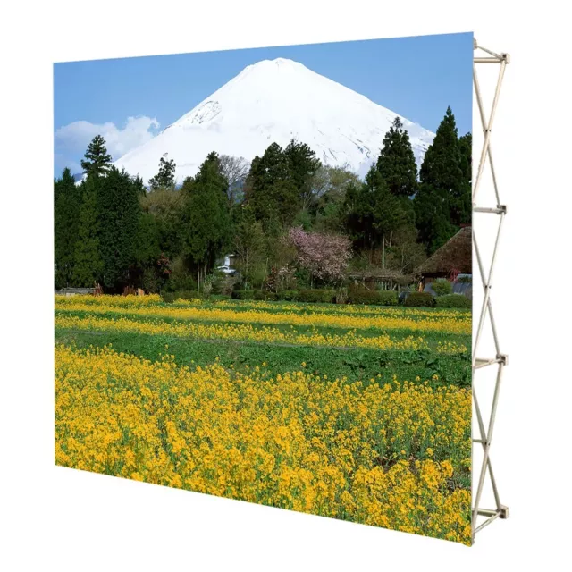 10ft Tension Pop Up Display Backdrop Trade Show Exhibition Booth Stand PickUP