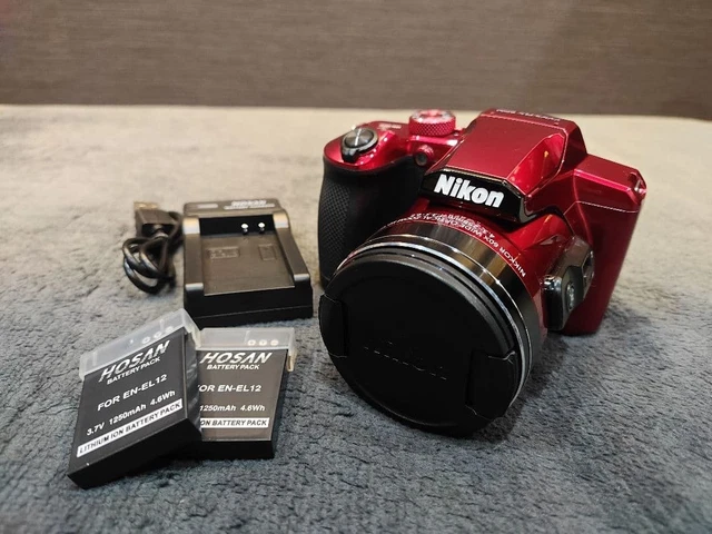 NIKON COOLPIX B600 Red 60x Wide Angle Optical Zoom $627.25