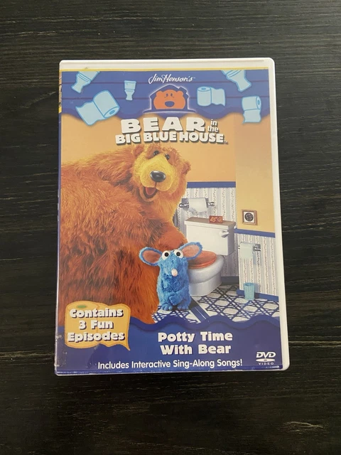 POTTY TIME WITH Bear - Bear In The Big Blue House Disney (DVD