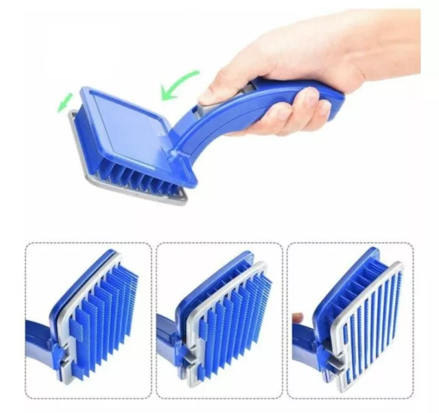 Self Cleaning Hair Removal Pet Brush Remove Fur Dog Cat Shedding 3