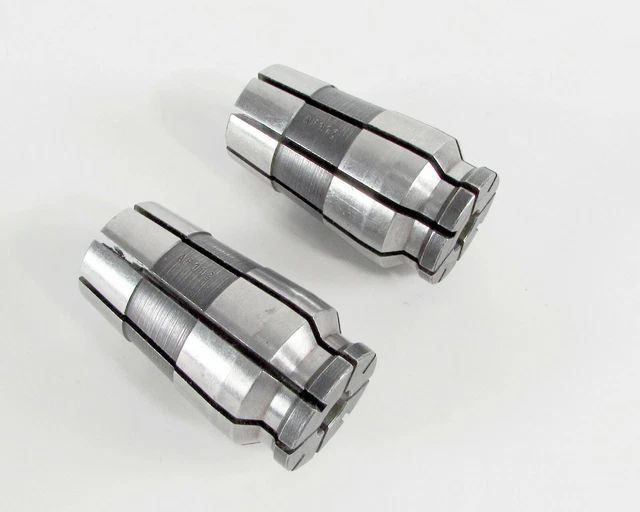 Lot of (2) Acura-Flex AF112 Collet Chucks Hole Diameter 9mm