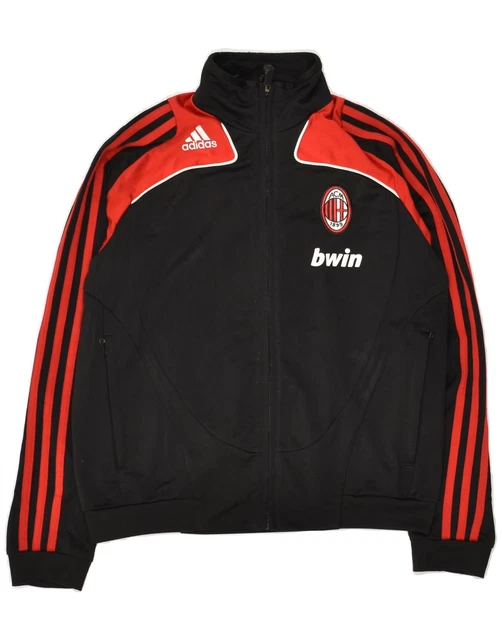 ADIDAS RAGAZZI AC Milan Tuta Grafica Giacca Top 11 12 Anni Nero