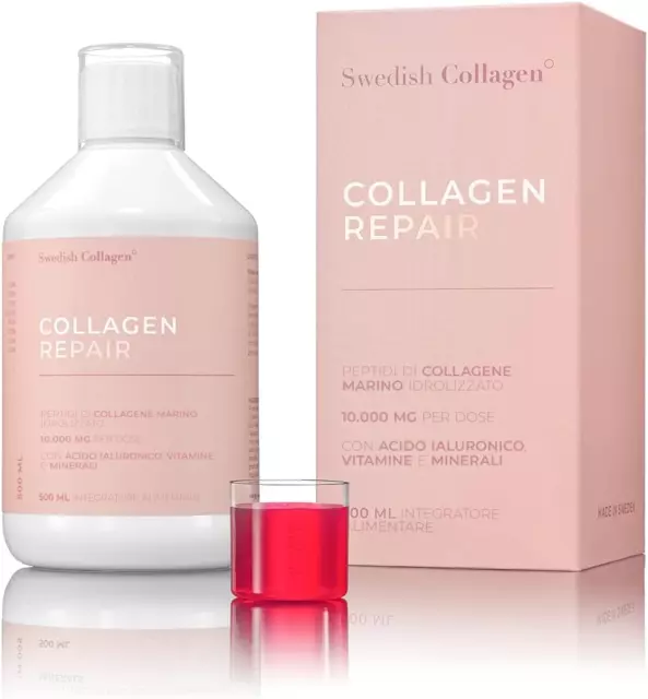 - Collagen Repair 500 Ml Peptidi Di Collagene Marino Idrolizzato | 10.000 Mg Col