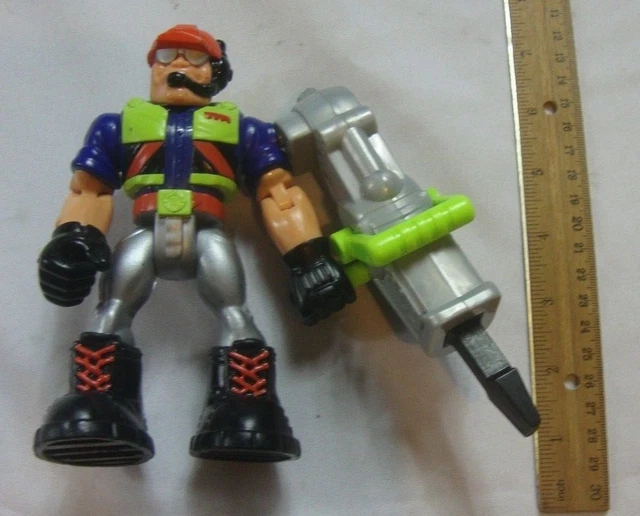 FISHER PRICE RESCUE Heroes Rick Rockefeller Action Figures Kids ...