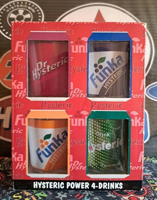 Shipping Included Hiss Mini Super Funka Glasses Set Of 4 Hysteric Glamour  Mini