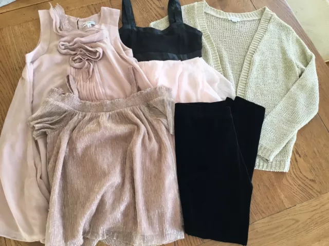 Girls Bundle Dresses/ Cardigan / Leggings, M&S / Next/ River Island  - Age 9-10