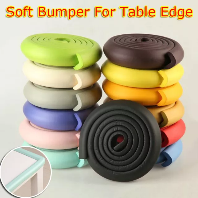 Bumper Strip Table Edge Corner Protector Kids Safety Foam Rubber Safety 2M/5M