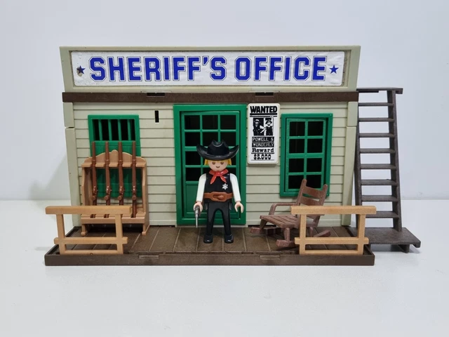 PLAYMOBIL VINTAGE# WESTERN / Far-West / Playmobil 3423 - Bureau du PLAYMOBIL VINTAGE# WESTERN / Far-West / Playmobil 3423 - Bureau du