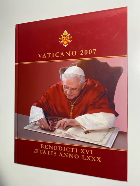2007 Vaticano Libro Annata Folder Album Ufficiale Completo