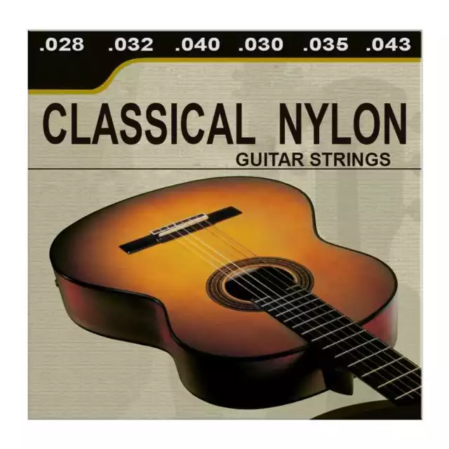 Gitarrensaiten Konzertgitarre Nylon Saiten Set Klassik Gitarre Spanish #1
